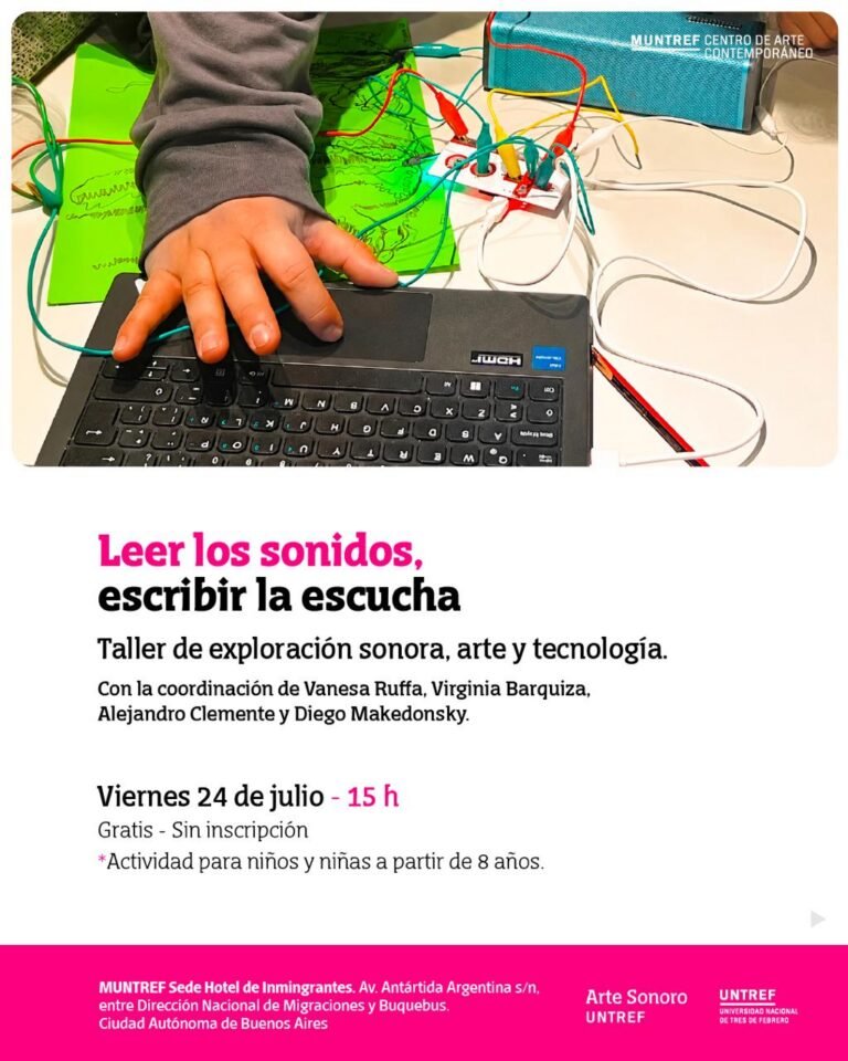 ¡Taller para infancias en vacaciones de invierno!!